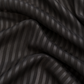 Satin Stripe Chiffon Hijab: Jet Black Elegance