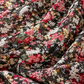 Crinkle Chiffon Hijab: Midnight Wildflower