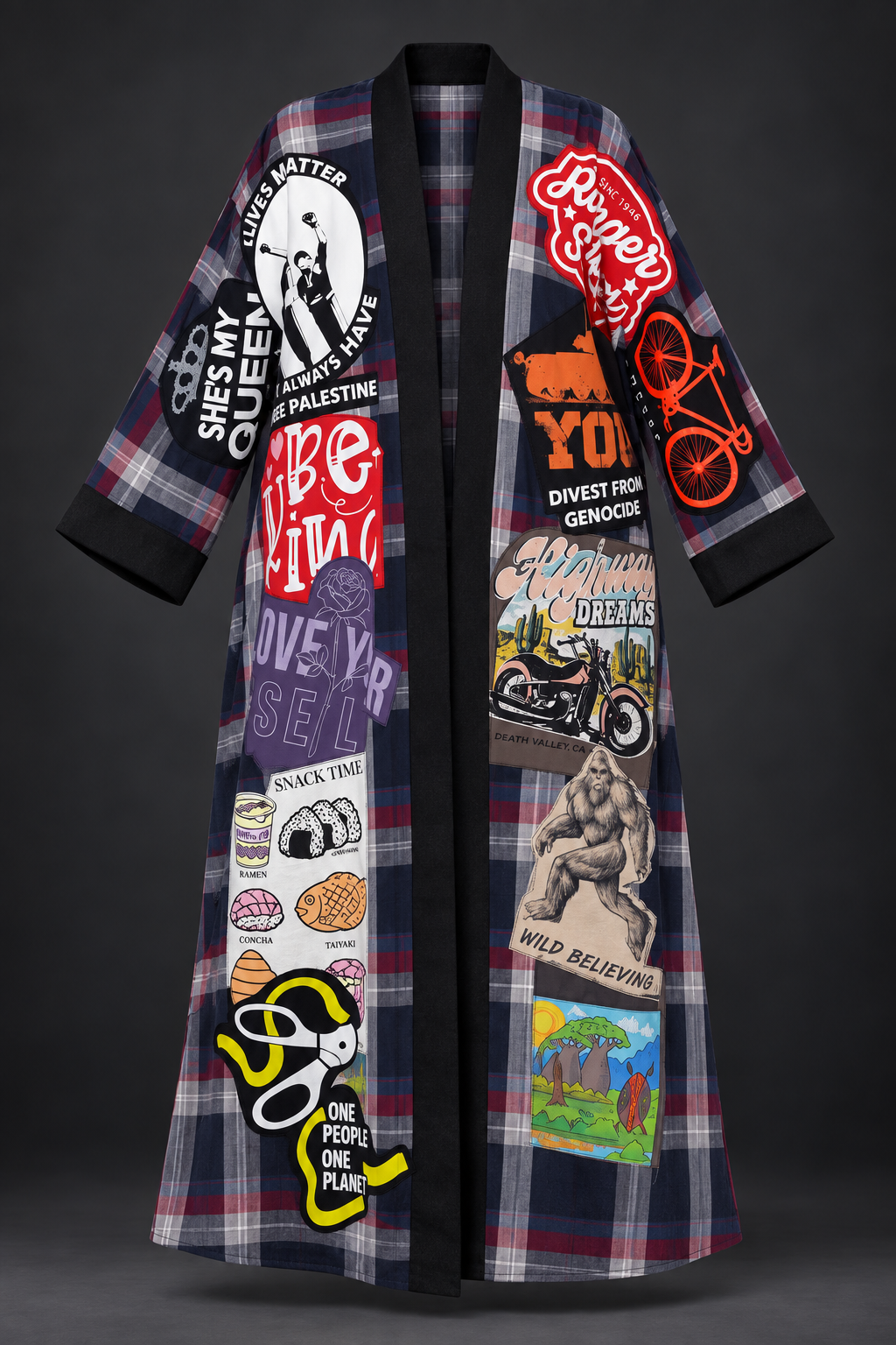 Upcycled Graphic Tee Abaya — Community Closet| Threads of Renewal 2026