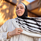 Printed Jersey Hijab: Rainshadow