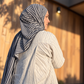 Woven Jersey Hijab: Cascadia Fogline
