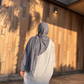Woven Jersey Hijab: Cascadia Fogline