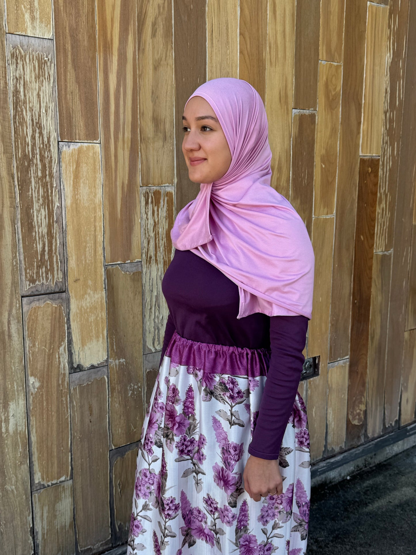 Performance Jersey Hijab: Petal Pink