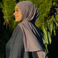Jersey Hijab: Slate