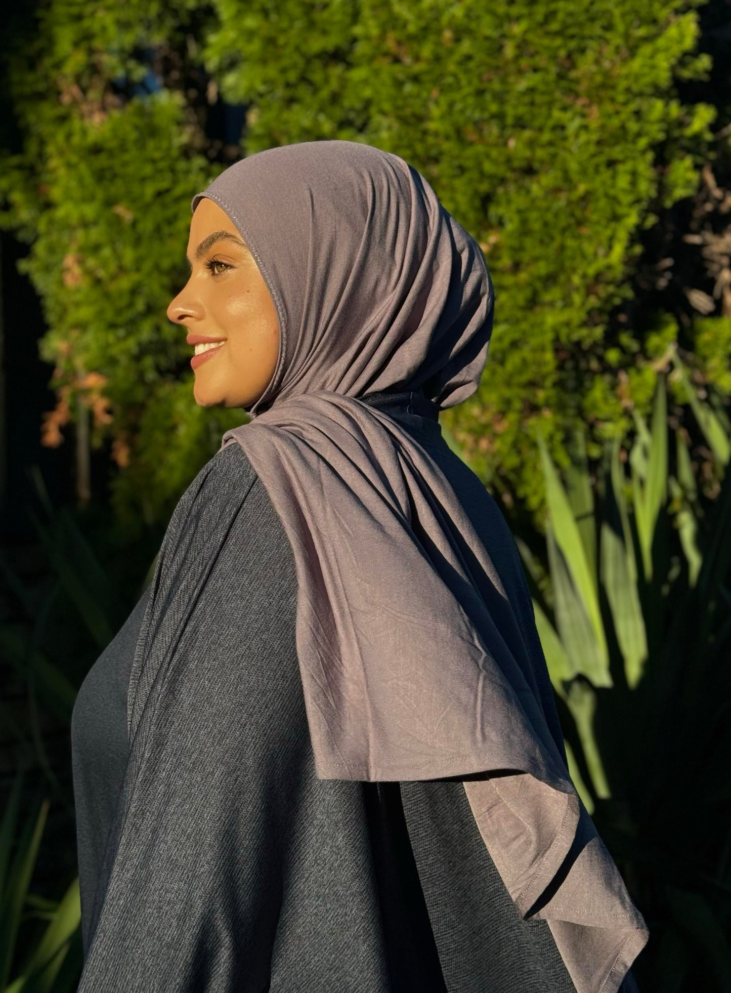 Jersey Hijab: Slate