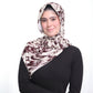 Printed Jersey Hijab: Sweet Cream Coffee Swirl