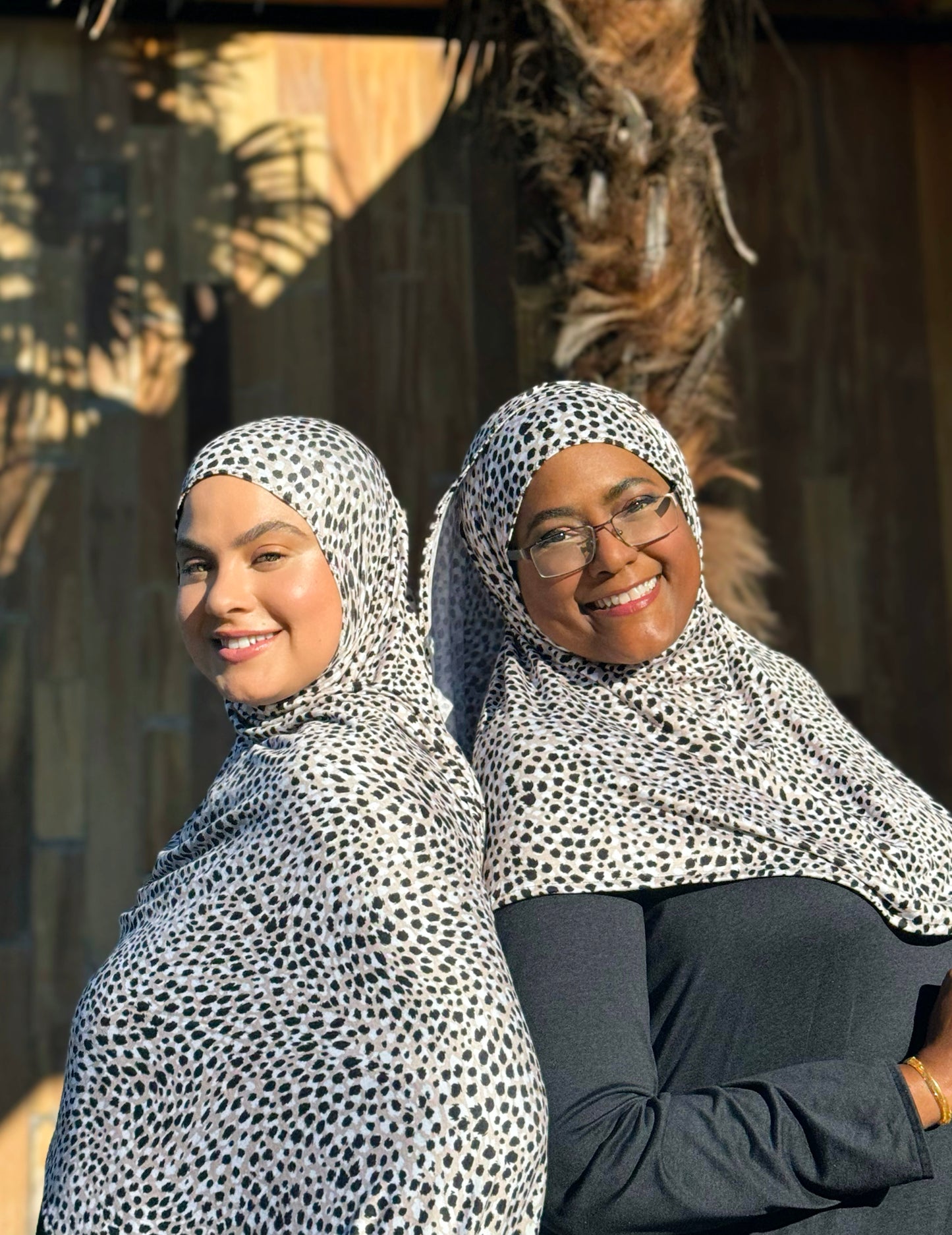 Printed Jersey Hijab: Subtle Tigre