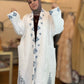 Up-cycled Pocket Anorak Abaya - Indigo Paisley