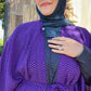 Signature MC Kimono: Pink & Purple Herringbone