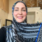 Printed Jersey Hijab: Tausala Island Beauty