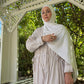 Hybrid Modal Jersey Hijab: Bright White