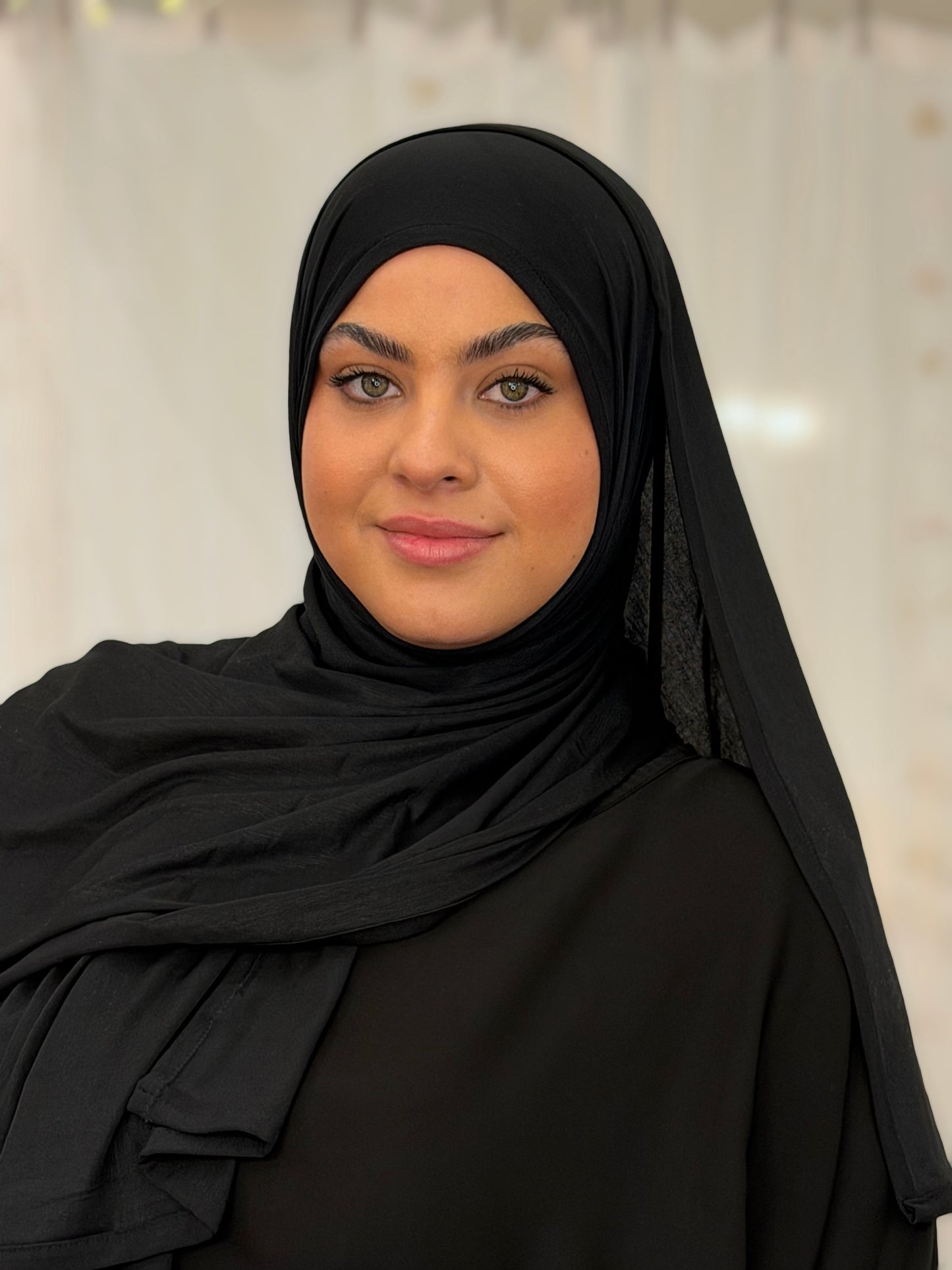 Hybrid Modal Jersey Hijab: Eclipse Black