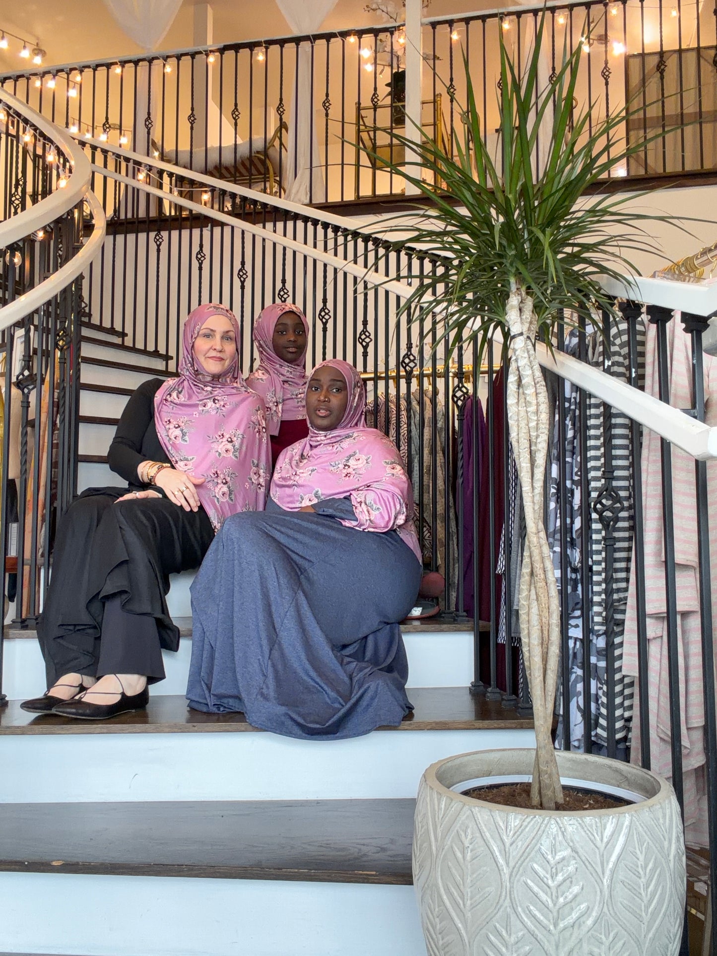 Printed Jersey Hijab: Evangeline