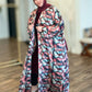 Nour Oversized Satin Abaya - Desert Pulse