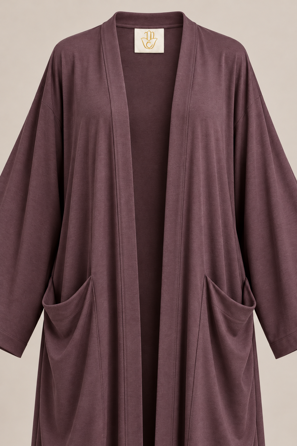 Pocket Anorak Abaya - Eggplant Athleisure