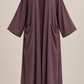 Pocket Anorak Abaya - Eggplant Athleisure