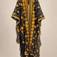 Traditional Kuwaiti Thobe — Gold & Black Brocade Lace