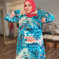 MC Everyday Active Tunic - Blue Ocean Palms
