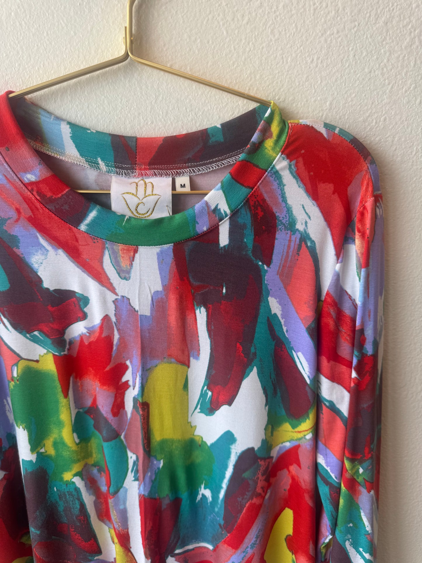 MC Everyday Active Tunic - Abstract Brush Stroke