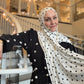 Printed Jersey Hijab: Tres Classic Polka Dots