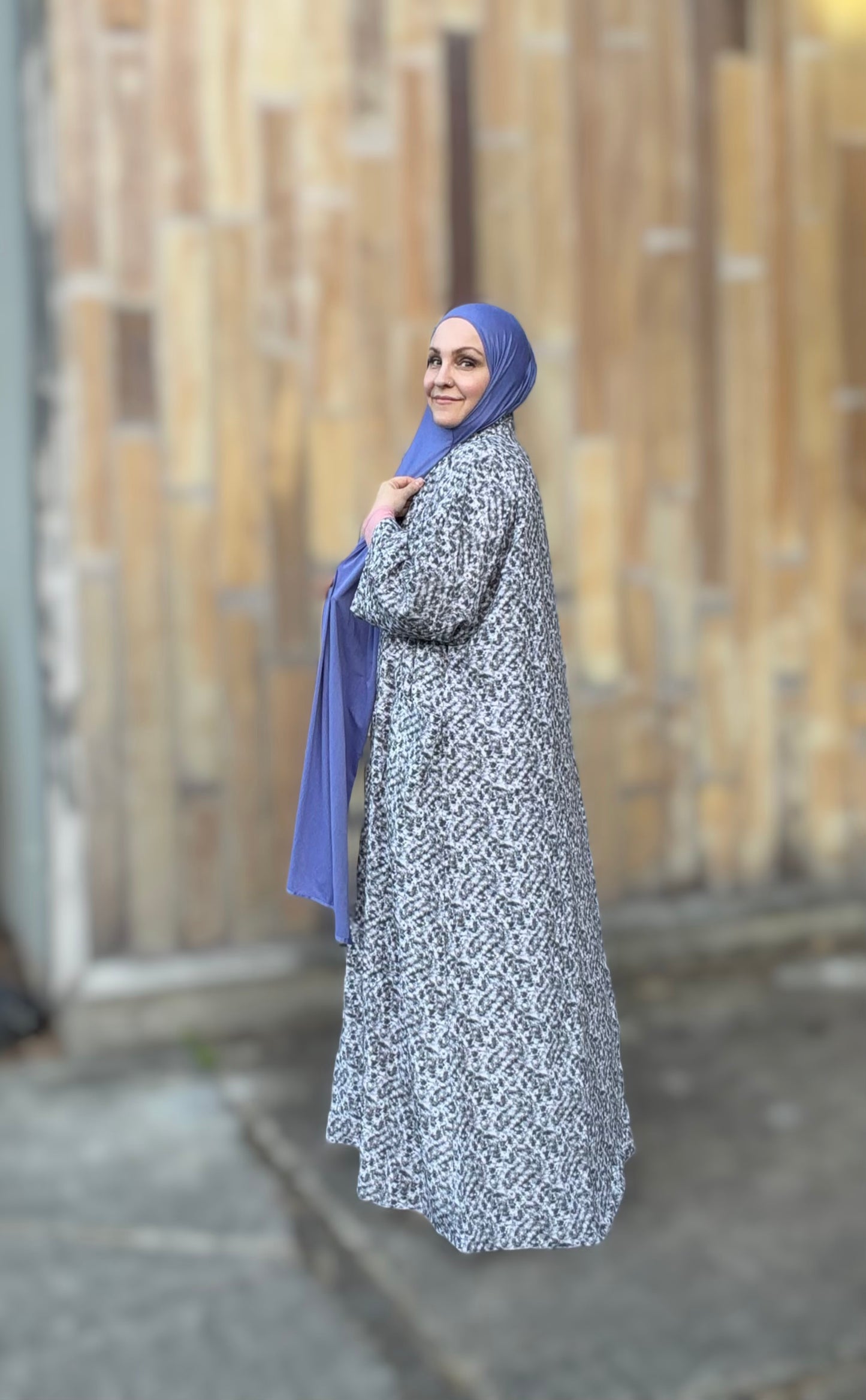 Pocket Anorak Abaya - River Rock
