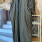 Pocket Anorak Sweater Abaya - Gilded Night Sky