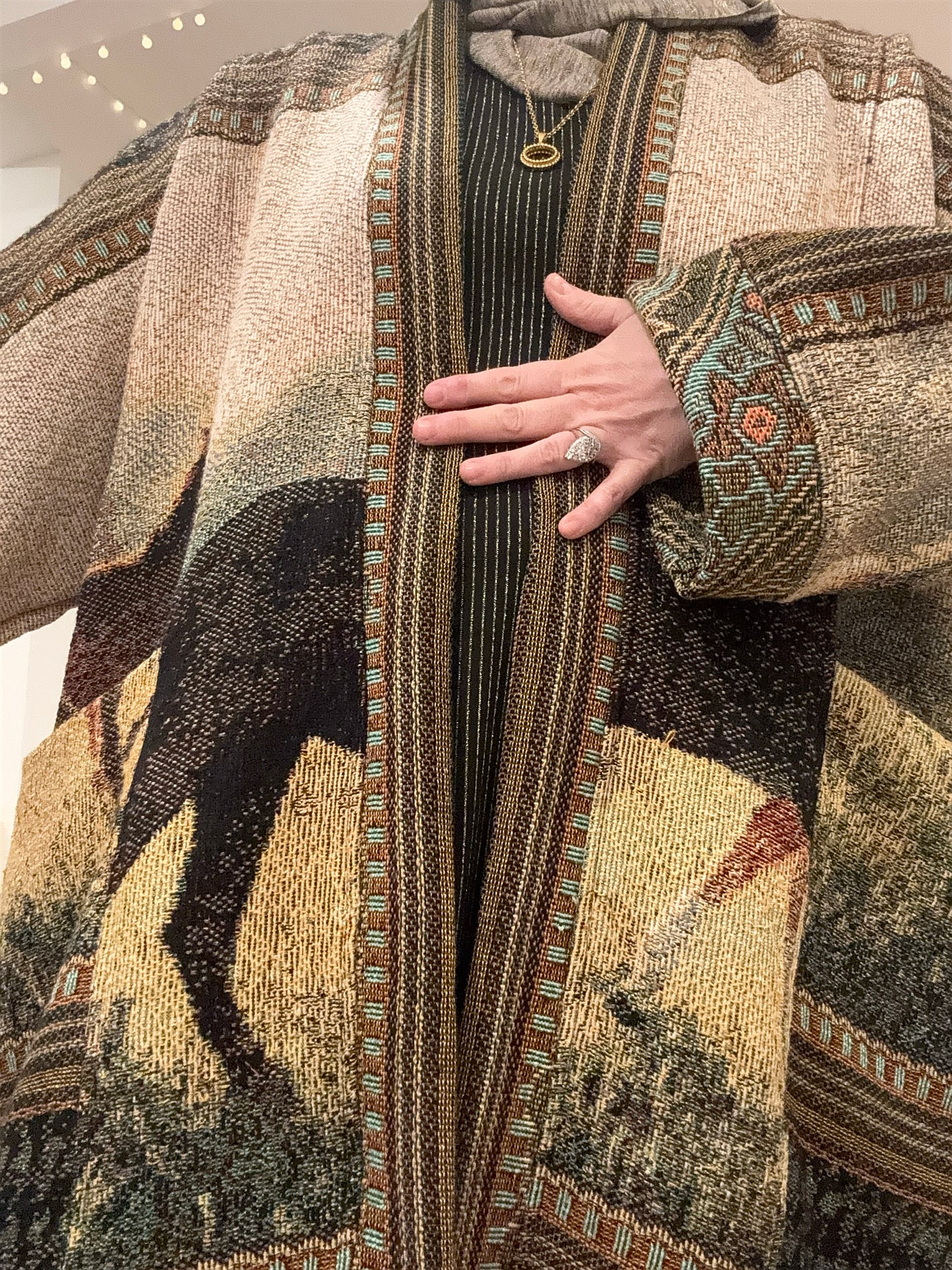 Up-cycled Pocket Anorak Abaya - Arabian Equestrian