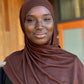 Jersey Hijab: Rich Espresso