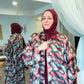 Nour Oversized Satin Abaya - Desert Pulse