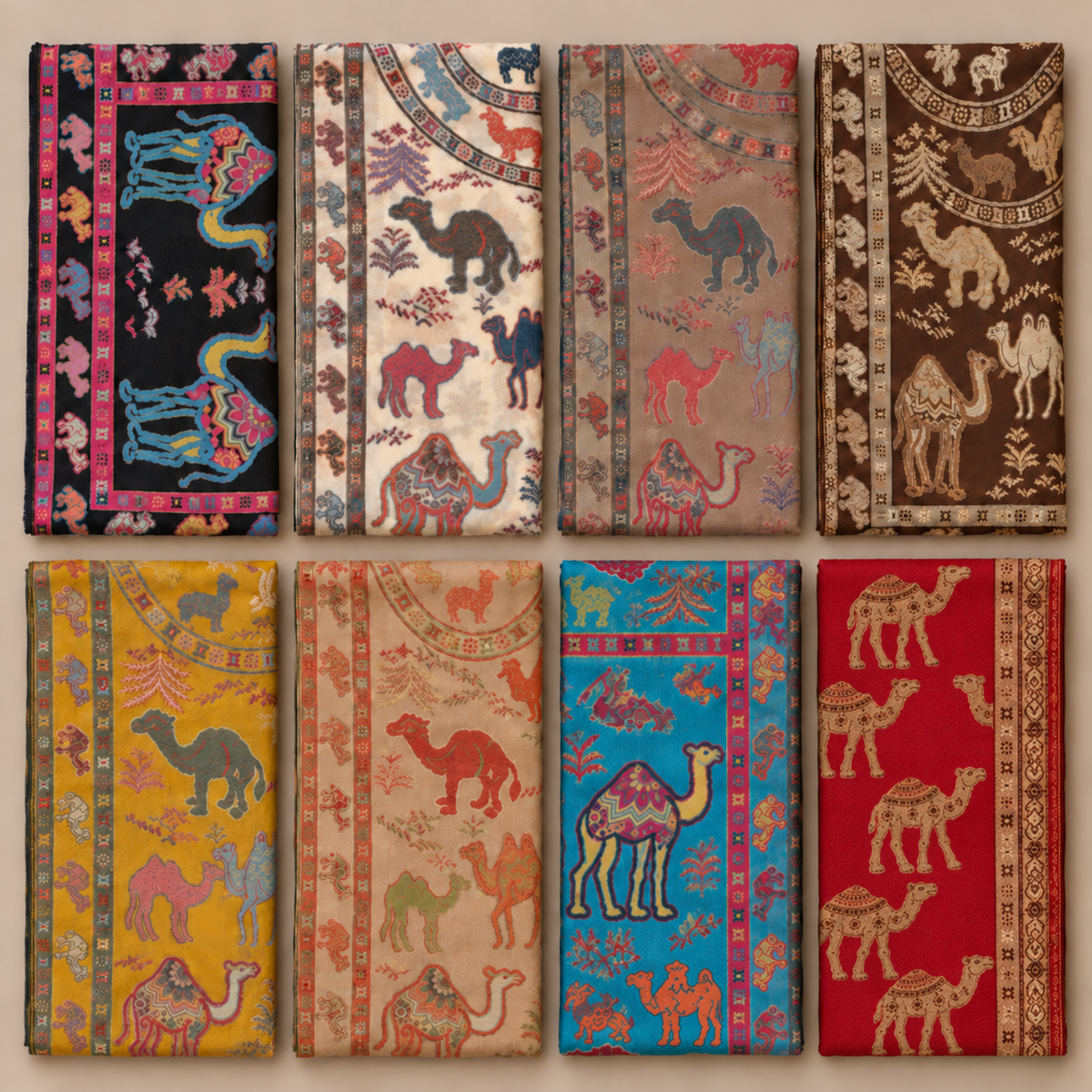 Caravan Camels Pashmina — Souq Hareem