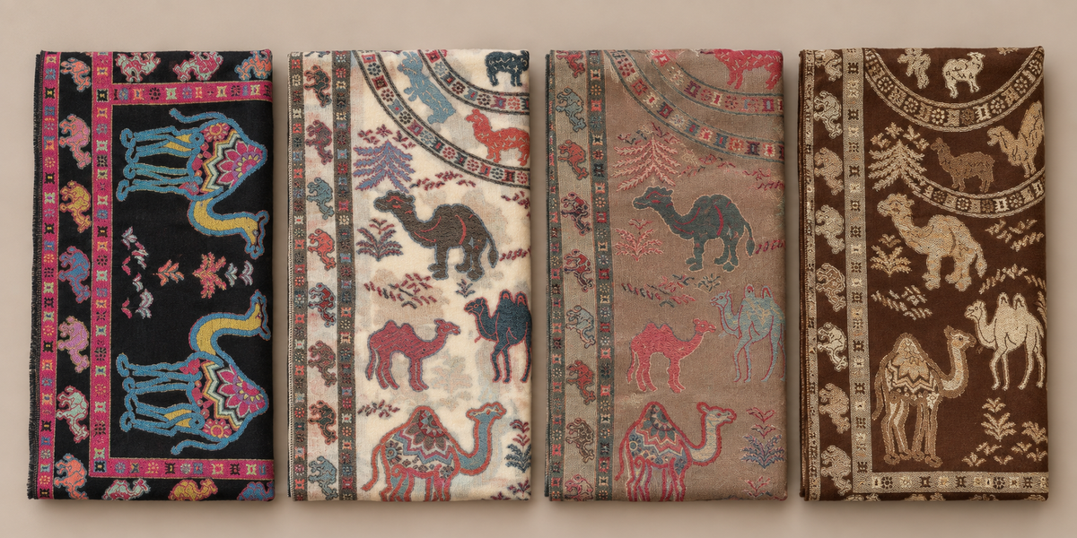 Caravan Camels Pashmina — Souq Hareem