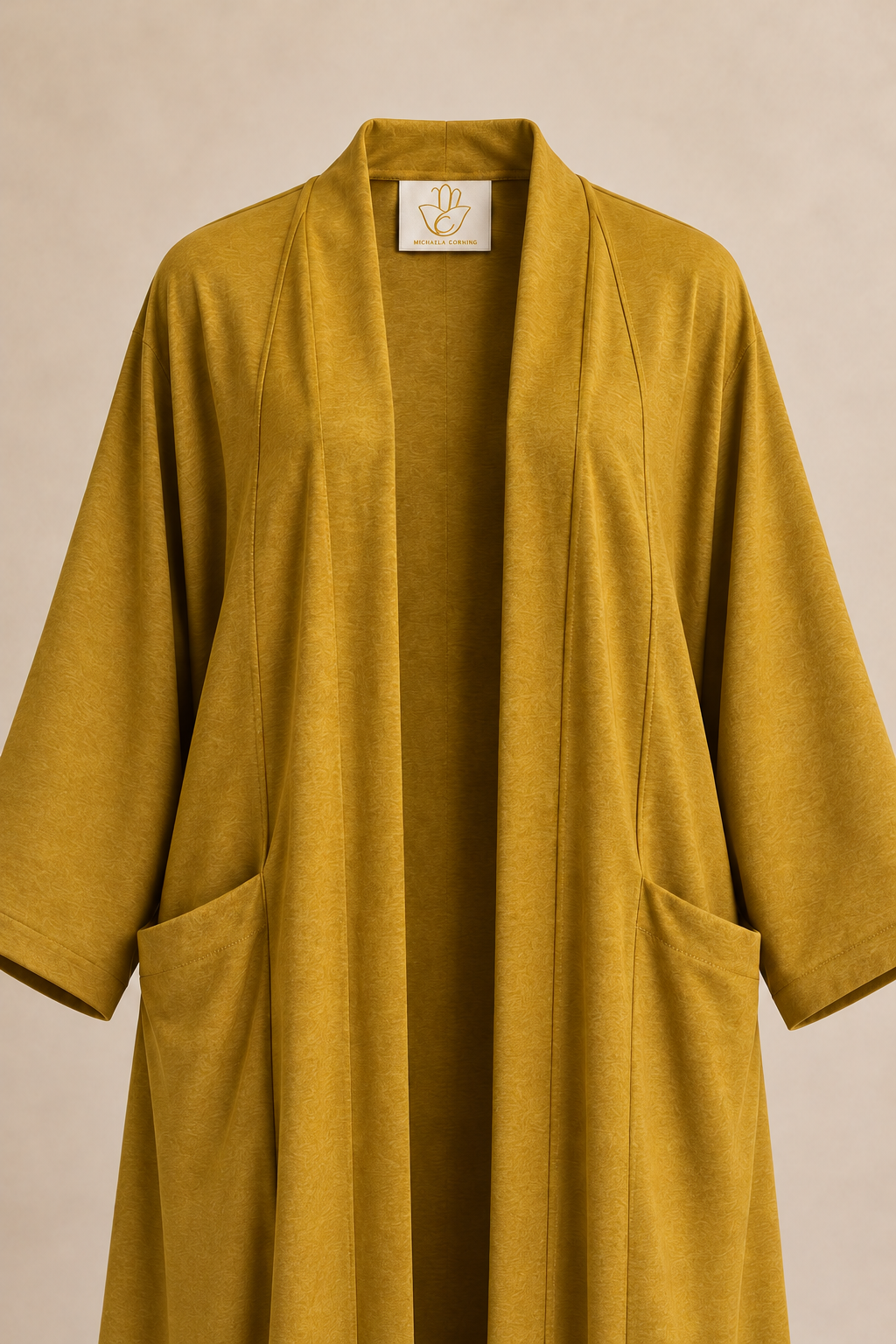 Pocket Anorak Abaya - Golden Ochre Athleisure