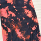 Tie Dye Jersey Hijab: Navy & Pink