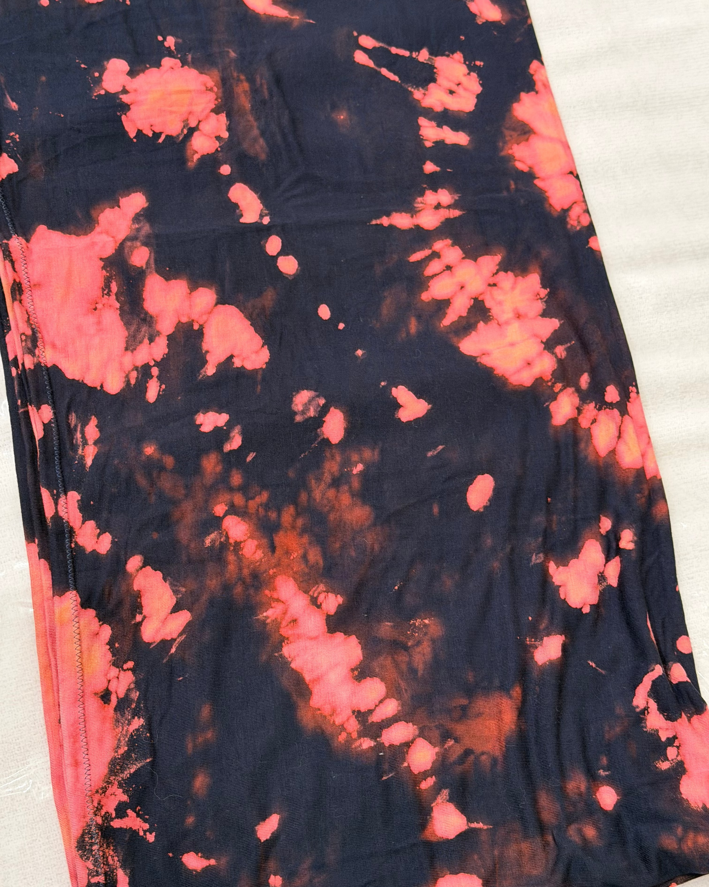 Tie Dye Jersey Hijab: Navy & Pink