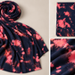 Tie Dye Jersey Hijab: Navy & Pink