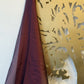 Iridescent Chiffon Hijab: Burgundy
