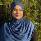 Jersey Hijab: Prussian Blue