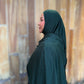 Performance Jersey Hijab: Forest Noir