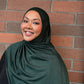 Performance Jersey Hijab: Forest Noir