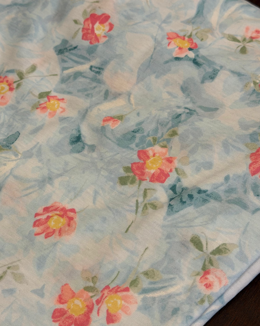 "Whispered Garden" Cotton Jersey Prayer Set