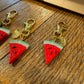 Freedom Watermelon Gold Keychain