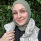 Jersey Hijab: Muted Olive