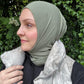 Jersey Hijab: Muted Olive