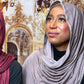 Performance Jersey Hijab: Taupe Grey