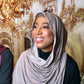 Performance Jersey Hijab: Taupe Grey