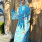 Signature MC Kimono: Sky Blue Fiery Marble