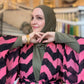 Signature MC Kimono: Pink Sherbet Zigzag