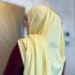 Performance Jersey Hijab: Buttercream