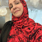 Printed Jersey Hijab: Vixen Prickly Roses