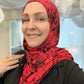 Printed Jersey Hijab: Vixen Prickly Roses